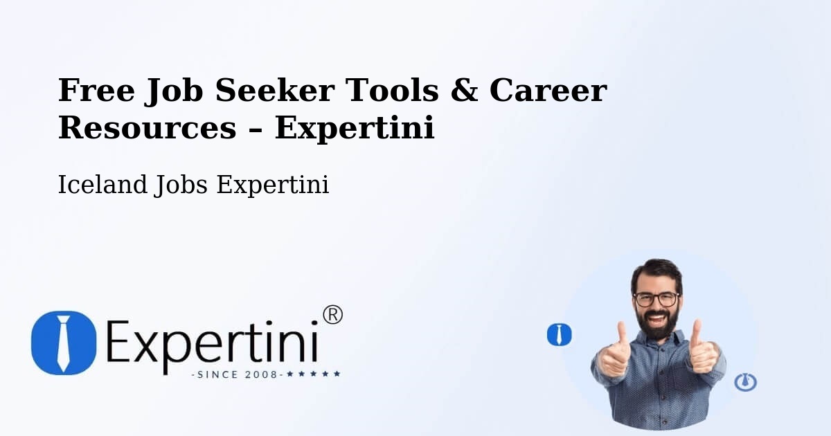 Free Job Seeker Tools & Career Resources – Grindavík - Grindavík, Iceland Jobs Expertini
