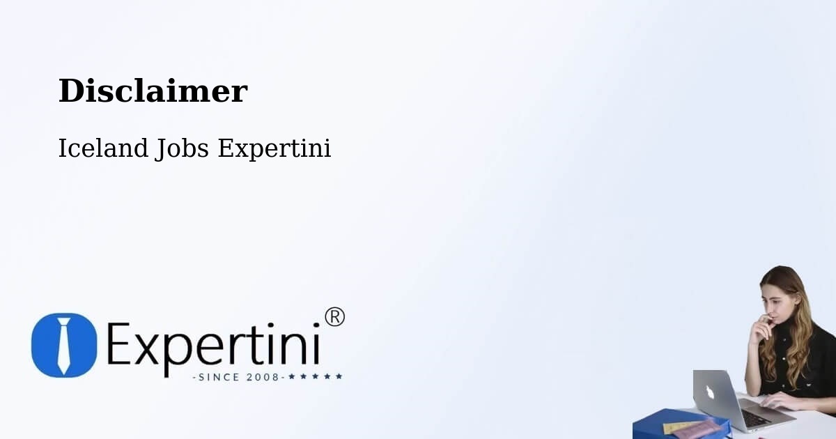 Disclaimer – Grindavík - Iceland Jobs Expertini